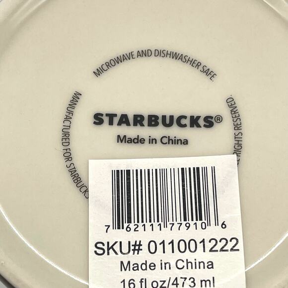 Starbucks 2015 Kuwait Coffee Mug Global City Icon Series 16 Ounces - Picture 7 of 7